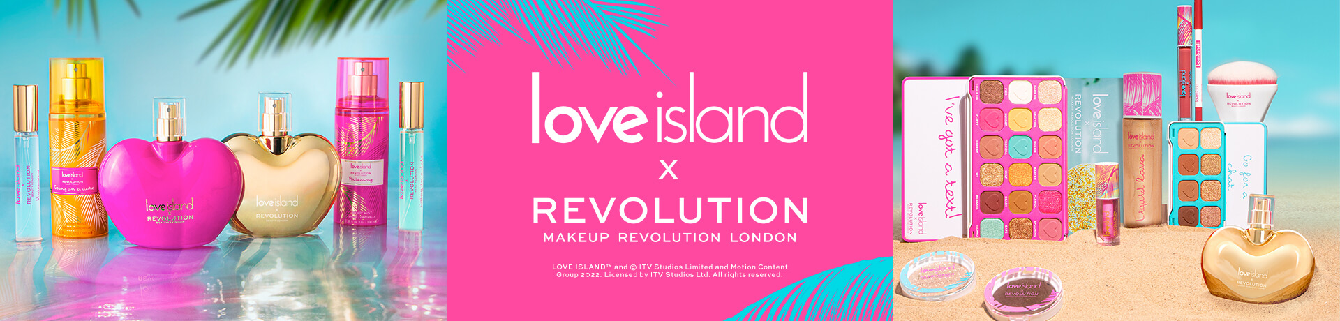 The Summer's Hottest Bombshell, The Love Island x Revolution collection is here!